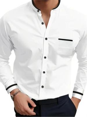 Modern Fit White Shirts for Men